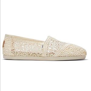 TOMS Alpargata Flats Moroccan Crochet
Lace Shoes Size 9.5W
